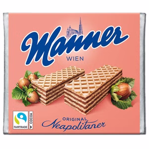 Manner Orginal Neapolitaner Waffel, Gebäck 75g Packung