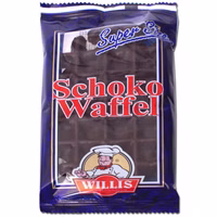 Willis Schoko-Waffel, Super Size, Kuchen, 90g Packung Willis Schoko-Waffel, Super Size, Kuchen, 90g Packung Bild 1