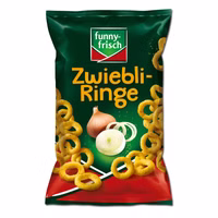 Funny Frisch Zwiebli-Ringe, Zwiebelringe, 80g Beutel Funny Frisch Zwiebli-Ringe, Zwiebelringe, 80g Beutel Bild 1
