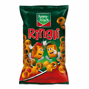Funny Frisch Ringli Paprika, Knabbergebäck, 35g Beutel Bild 1