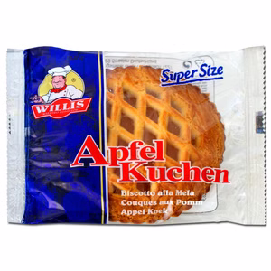 Willis Apfel Kuchen, Gebäck, 90g Packung Bild 1