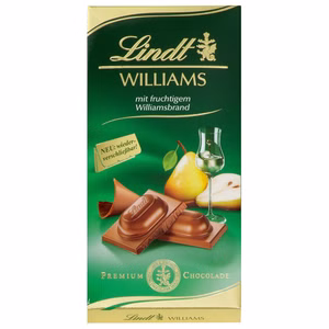 Lindt Williams Schokolade 100g Tafel Lindt Williams Schokolade 100g Tafel Bild 1