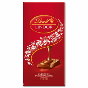Lindt Lindor Milch Schokolade 100g Tafel Lindt Lindor Milch Schokolade 100g Tafel Bild 1