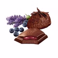 Lindt Edelbitter-Mousse Blaubeere-Lavendel, Schokolade, 150g Tafel Bild 2