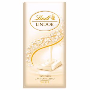Lindt Lindor weiße Schokolade 100g Tafel Lindt Lindor weiße Schokolade 100g Tafel Bild 1