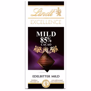 Lindt Excellence Edelbitter Mild 85% Cacao, Schokolade, 100g Tafel Bild 1
