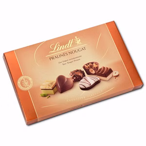 Lindt Pralines Nougat Schokolade 200g Packung Lindt Pralines Nougat Schokolade 200g Packung Bild 1