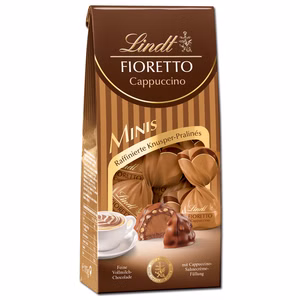 Lindt Fioretto Minis Cappuccino, Pralinen, 115g Packung Bild 1