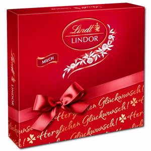 Lindt Lindor Kugeln Milch in einer Präsent Box, 187g Packung Bild 1