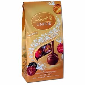Lindt Lindor Kugel Mix, Praline, 137g Beutel Lindt Lindor Kugel Mix, Praline, 137g Beutel Bild 1