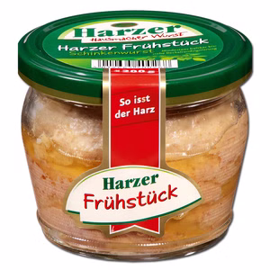 Harzer Frühstück, Wurst, Brotaufstrich, 200g Glas Bild 1