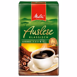 Melitta Auslese Klassisch, Kaffeepulver, 500g Packung Bild 1