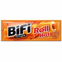 Bifi Roll Hot, Snack, Salami, Weizen-Gebäck, 45g Bifi Roll Hot, Snack, Salami, Weizen-Gebäck, 45g Bild 1