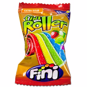 Fini Roller Rainbow Fruchtgummiband, 20g Packung Bild 1