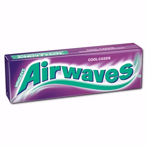 Wrigleys Airwaves Cool Cassis, Kaugummi, Dragee, 14g Packung Bild 1