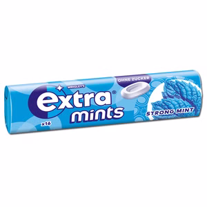 Wrigleys Extra Mints Strong Mint, Bonbon, 28g Packung Wrigleys Extra Mints Strong Mint, Bonbon, 28g Packung Bild 1