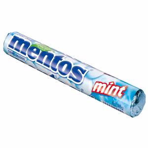 Mentos Mint, Kau-Bonbon, Dragee, 38g Rolle Mentos Mint, Kau-Bonbon, Dragee, 38g Rolle Bild 1