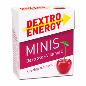 Dextro Energy Minis Kirsche, Traubenzucker, 50g Packung Bild 1