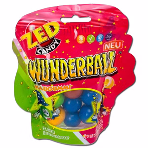 Wunderball Original & Sauer, Kaugummi, 71g Beutel Wunderball Original & Sauer, Kaugummi, 71g Beutel Bild 1