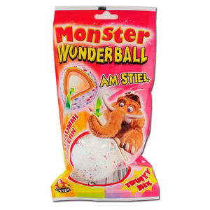 Monster Wunderball am Stiel, Lutscher Bonbon, 60g Packung Monster Wunderball am Stiel, Lutscher Bonbon, 60g Packung Bild 1