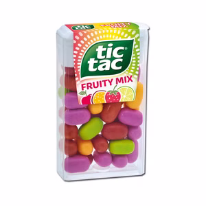 Ferrero Tic Tac Fruity Mix, Dragree-Bonbon, 18g Packung Ferrero Tic Tac Fruity Mix, Dragree-Bonbon, 18g Packung Bild 1