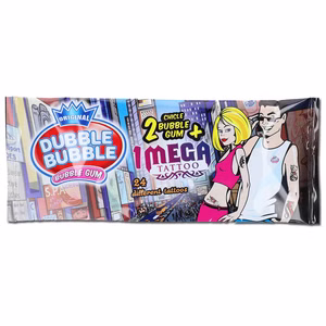 Dubble Bubble Mega Tattoo Gum, Kaugummi, 8g Packung Dubble Bubble Mega Tattoo Gum, Kaugummi, 8g Packung Bild 1
