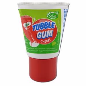 Tubble Gum Cherry, Tuben-Kaugummi Kirsch, 35g Packung Tubble Gum Cherry, Tuben-Kaugummi Kirsch, 35g Packung Bild 1