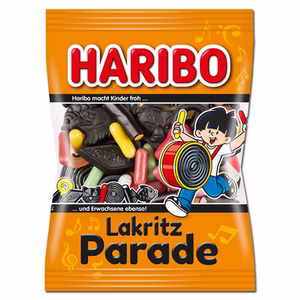 Haribo Lakritz Parade, 175g Beutel Haribo Lakritz Parade, 175g Beutel Bild 1