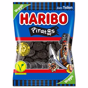 Haribo Piratos, Lakritz, 175g Beutel Haribo Piratos, Lakritz, 175g Beutel Bild 1