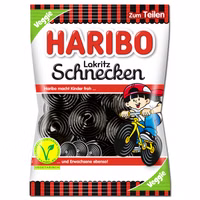 Haribo Lakritz-Schnecken, Rotella, 175g Beutel Haribo Lakritz-Schnecken, Rotella, 175g Beutel Bild 1