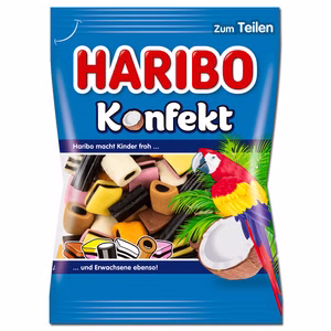 Haribo Lakritz Konfekt, 175g Beutel Haribo Lakritz Konfekt, 175g Beutel Bild 1