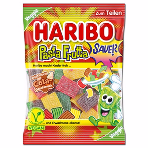 Haribo Pasta Frutta sauer, Fruchtgummi, 160g Beutel Bild 1
