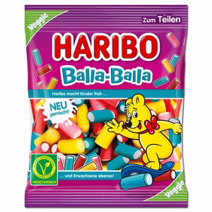 Haribo Balla Balla Fruchtgummi, Konfekt, 160g Beutel Bild 1