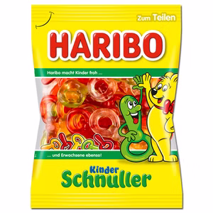 Haribo Kinder-Schnuller, Fruchtgummi, 175g Beutel Bild 1