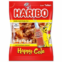 Haribo Happy Cola, Colafläschen, 175g Beutel Haribo Happy Cola, Colafläschen, 175g Beutel Bild 1