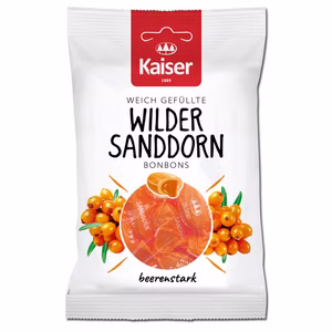 Kaiser Wilder Sanddorn, Bonbons, 90g Beutel Bild 1