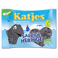 Katjes Salzige Heringe, Lakritz, 175g Beutel Katjes Salzige Heringe, Lakritz, 175g Beutel Bild 1