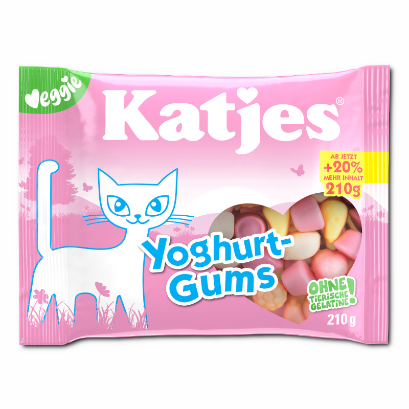 Katjes Yoghurt-Gums, Soft-Fruchtgummi, 210g Beutel Katjes Yoghurt-Gums, Soft-Fruchtgummi, 210g Beutel Bild 1