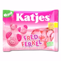 Katjes Fred Ferkel, Fruchtgummi, Schaumzucker, 210g Beutel Katjes Fred Ferkel, Fruchtgummi, Schaumzucker, 210g Beutel Bild 1