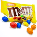 M&Ms Peanut, Erdnuss, Schokolade, Kugeln, 45g Beutel Bild 1