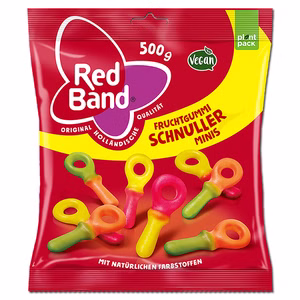 Red Band Fruchtgummi Schnuller Mini 500g Beutel Red Band Fruchtgummi Schnuller Mini 500g Beutel Bild 1
