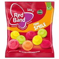 Red Band Mini Smile Fruchtgummi 500 g Beutel Red Band Mini Smile Fruchtgummi 500 g Beutel Bild 1