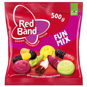 Red Band Fun Mix Fruchtgummi-Lakritz, 500g Beutel Red Band Fun Mix Fruchtgummi-Lakritz, 500g Beutel Bild 1