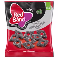 Red Band Salzdiamanten Minis, Lakritz, 400g Beutel Red Band Salzdiamanten Minis, Lakritz, 400g Beutel Bild 1