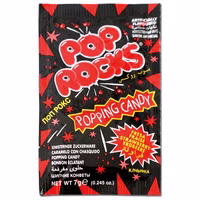 Pop Rocks Erdbeer, knisterndes Brausepulver 7g Beutel Pop Rocks Erdbeer, knisterndes Brausepulver 7g Beutel Bild 1
