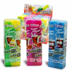 Flic n Lic XL Zungenfärber Lutscher, Lolly, 22g Packung Flic n Lic XL Zungenfärber Lutscher, Lolly, 22g Packung Bild 1