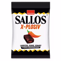 Sallos X-Plosiv, Lakritz-Bonbons, 150g Beutel Sallos X-Plosiv, Lakritz-Bonbons, 150g Beutel Bild 1