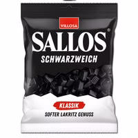 Sallos Schwarzweich Klassik, Lakritz, 200g Beutel Sallos Schwarzweich Klassik, Lakritz, 200g Beutel Bild 1