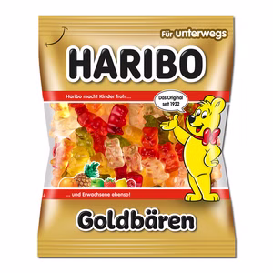 Haribo Goldbären, Fruchtgummi, 100g Beutel Bild 1