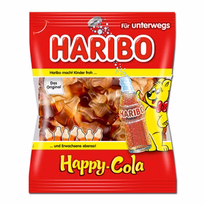 Haribo Happy-Cola, Colafläschen, 100g Beutel Bild 1